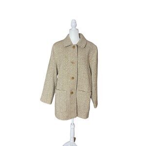 Vintage 60s/70s Hand-Tailored Irish Wool Coat – Estimated Size XL